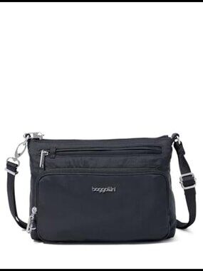 Anti-Theft RFID Crossbody Bag Slash Resistant Locking Travel Purse